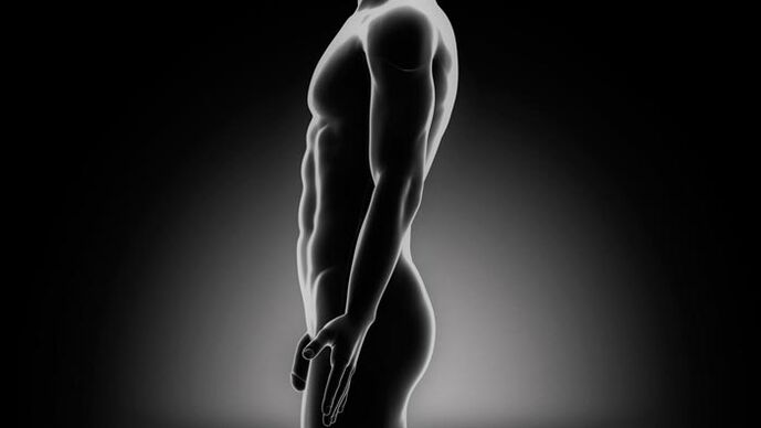 man exercises to expand his penis